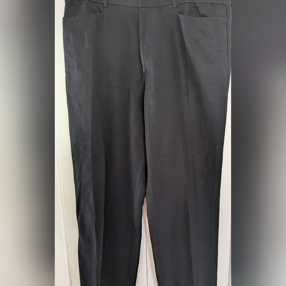 Versace Versus Men's Black Linen Pants Vintage Size IT 42 EU 56 US 38
